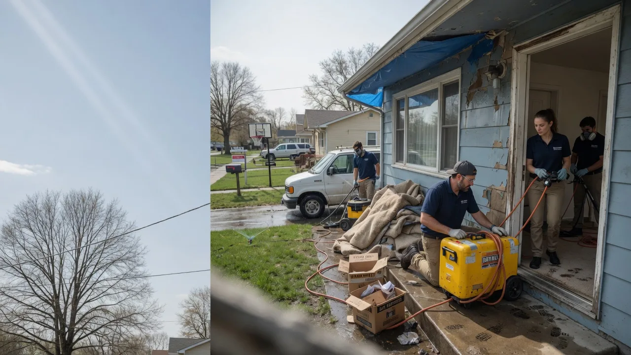 Basement Flood Cleanup in Moro, IL near me